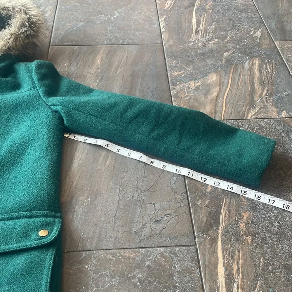 J.Crew Mercantile Vail Parka, hunters green, Size 2